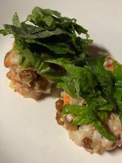 和風納豆ハンバーグ -レシピのメイン写真