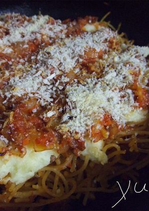 結構いける！ポテトとパスタの重ね焼き♪-レシピのメイン写真
