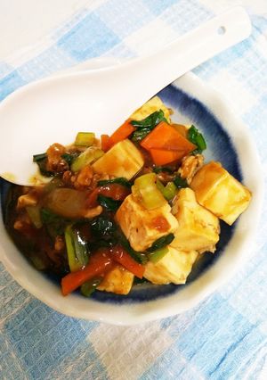 辛くない！野菜たっぷり麻婆豆腐♪-レシピのメイン写真
