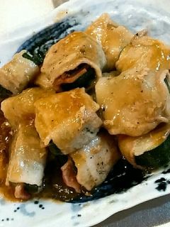 ズッキーニで肉巻き!-レシピのメイン写真