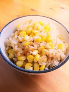 ♪バター醤油とうもろこし炊き込みご飯♪-レシピのメイン写真