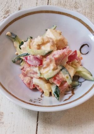 簡単♪さっぱり♪はんぺんサラダ-レシピのメイン写真