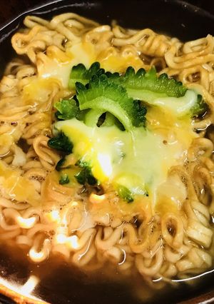 おやつラーメン●ゴーヤー&チーズかけ-レシピのメイン写真