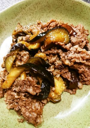 牛肉と茄子のオイスターソース炒め-レシピのメイン写真