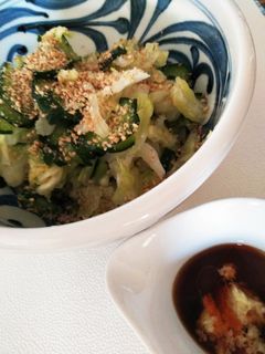 あと一品✿温キャベツと胡瓜の和え物-レシピのメイン写真