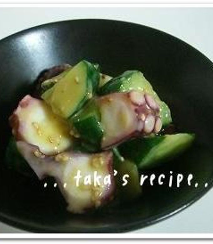 みそたこ タコときゅうりの酢味噌和え by sho1231 【クックパッド】 簡単