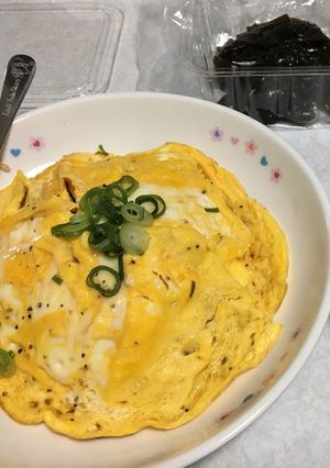 いわし缶混ぜご飯で和風オムライス-レシピのメイン写真