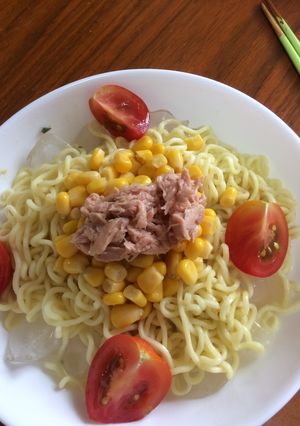 さっぽろ一番塩とんこつの冷やしラーメン-レシピのメイン写真
