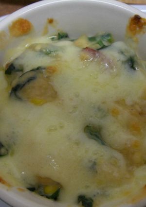 ほうれん草グラタン-レシピのメイン写真