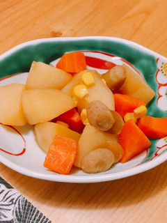 ウインナーと野菜のコンソメ煮-レシピのメイン写真