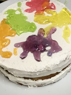 スプラトゥーンのケーキ★インクの作り方☆-レシピのメイン写真