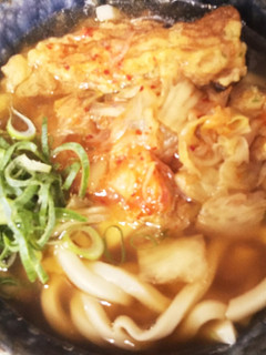 竹輪天とピリ辛キムチうどん-レシピのメイン写真