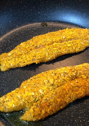 カリッと美味しい！味付きパンガシウス焼き-レシピのメイン写真