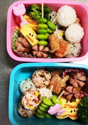長女＆次女、義実家へ預けられる！お弁当♥-レシピのメイン写真