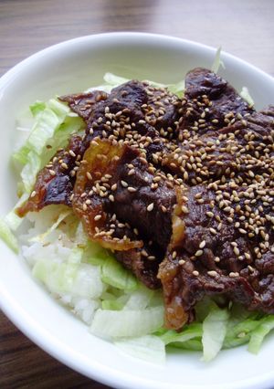 コク甘☆中華風焼肉どんぶり-レシピのメイン写真