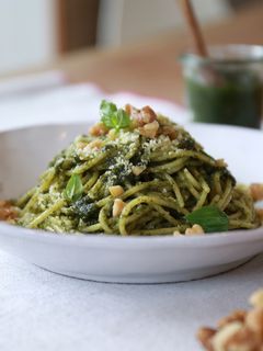 くるみとジェノベーゼパスタ-レシピのメイン写真