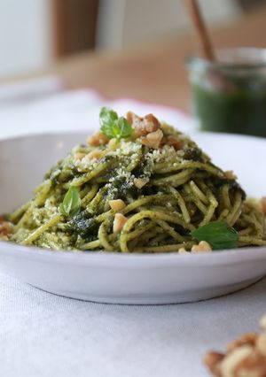 くるみとジェノベーゼパスタ-レシピのメイン写真