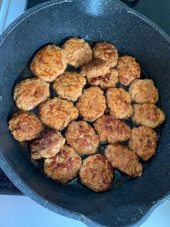 鳥つくねハンバーグ-レシピのメイン写真