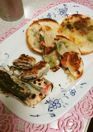 ★餃子の皮で海老と大葉とチーズのおつまみ-レシピのメイン写真