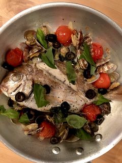 白身魚のアクアパッツァ-レシピのメイン写真