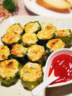 肉詰めピーマンチーズ焼き-レシピのメイン写真