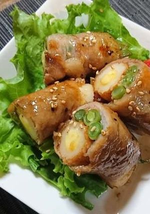 いんげんとチーちくの肉巻き-レシピのメイン写真