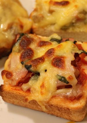 食パンのカレーピザ-レシピのメイン写真