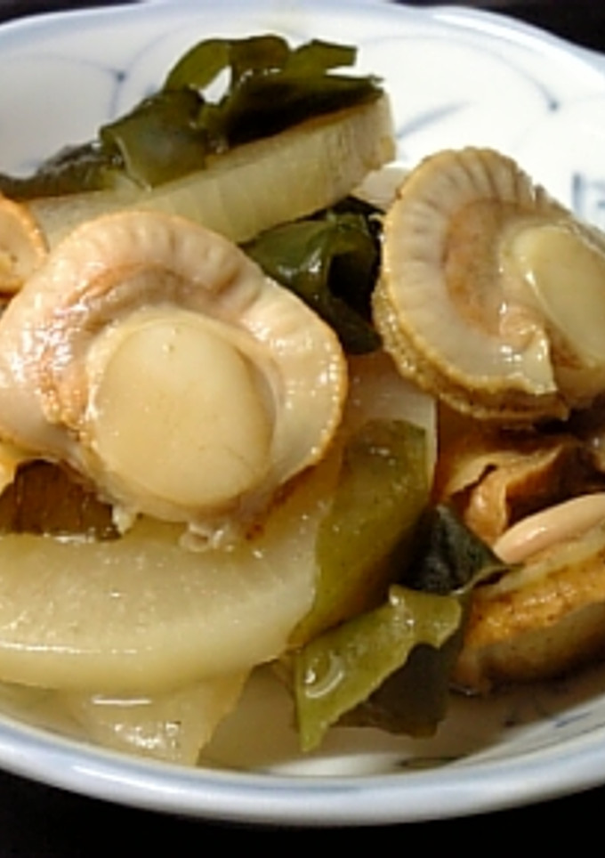 ほたてと大根の煮物-レシピのメイン写真