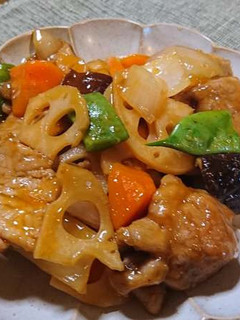 豚肉と野菜の甘酢風×SHiBOROUS-レシピのメイン写真