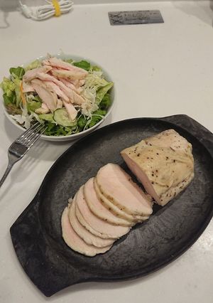 鶏むね肉のジップロックで簡単サラダチキン-レシピのメイン写真