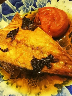 鯖と梅の煮付-レシピのメイン写真