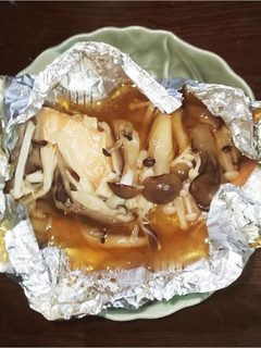キノコ沢山鮭のホイル焼き-レシピのメイン写真
