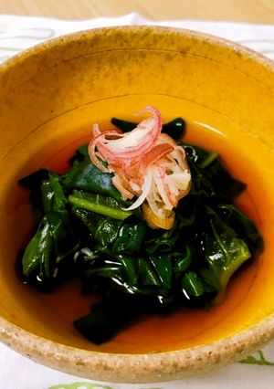 ぬるっぱ（おかわかめ）のお浸し-レシピのメイン写真