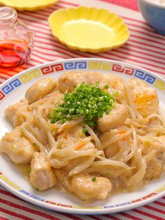 鶏むねともやしのとんこつしょうゆ風炒め☆-レシピのメイン写真