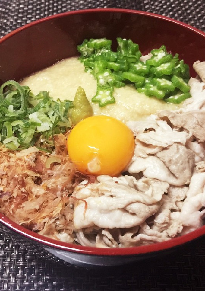 我が家の冷やしとろろ蕎麦☆-レシピのメイン写真
