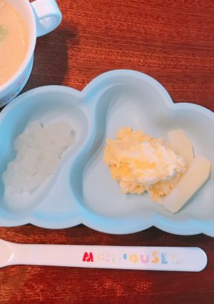 離乳食中期!たまごポテトサラダ-レシピのメイン写真