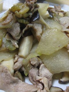 豚肉と冬瓜の和風炒め煮-レシピのメイン写真