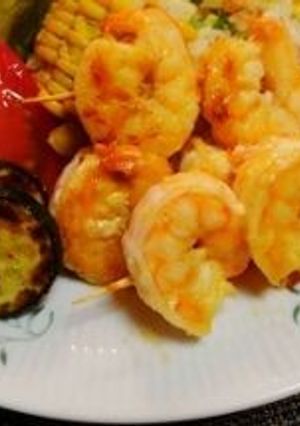 海老のエスニック串焼き☆簡単すぎ（笑）-レシピのメイン写真