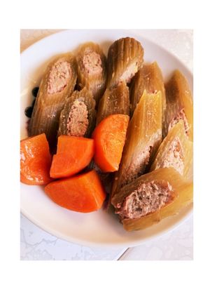ラワン蕗の肉詰め-レシピのメイン写真