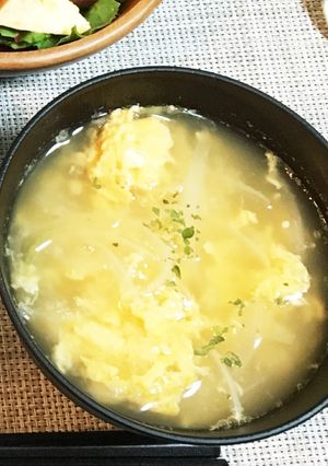 ふわふわ卵スープ-レシピのメイン写真
