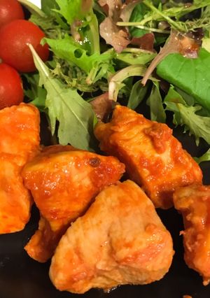 作業２つ！下味冷凍◎鶏胸肉ピリ辛ケチャ焼-レシピのメイン写真