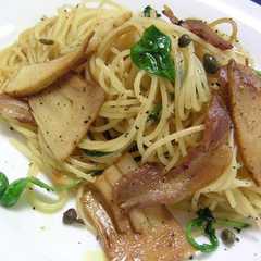 รูปของ たけのことベーコンのパスタ
