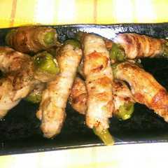 รูปของ しし唐の豚肉巻き❤