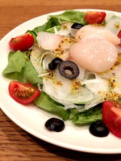 白身魚のカルパッチョ-レシピのメイン写真