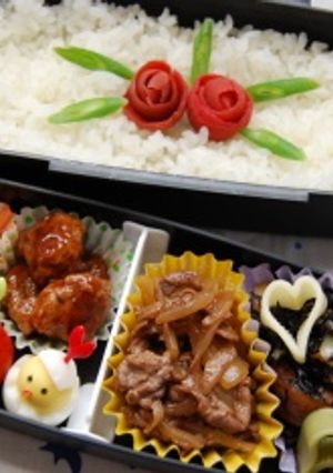 梅のバラ　（キャラ弁おかず）-レシピのメイン写真