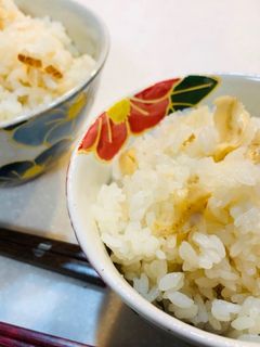 白だしで簡単♬ホタテのひもの炊き込みご飯-レシピのメイン写真