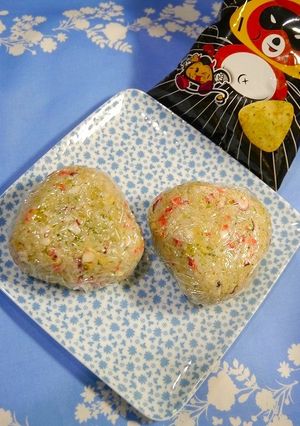 簡単！悪魔のおにぎり☆たこ焼き味-レシピのメイン写真