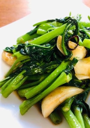 5分で完成！空芯菜のオイスター炒め-レシピのメイン写真