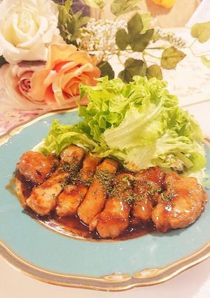 厚切り豚ロースソテー✨バルサミコ✨-レシピのメイン写真