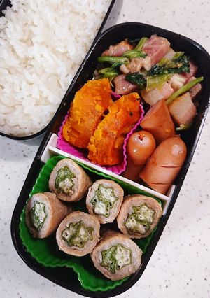 肉好き男子お弁当70-レシピのメイン写真